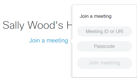 Join meeting pop up